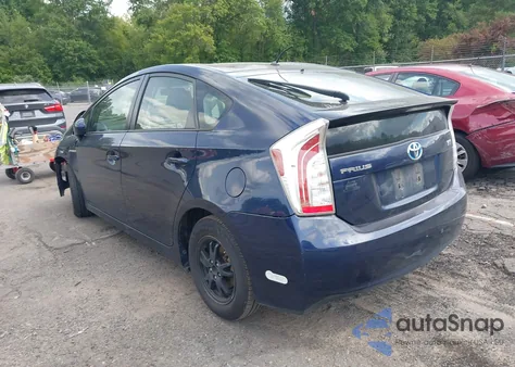 2013 Toyota Prius Two из США, поврежденный, VIN JTDKN3DU0D1633056